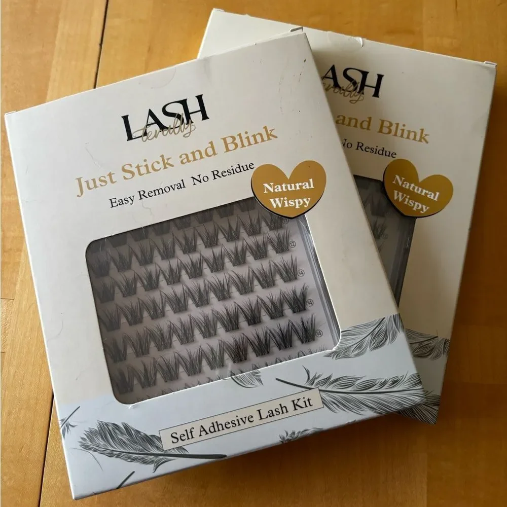 Lashterally Natural Wispy Effortless Beauty Self-Adhesive Lash Kit